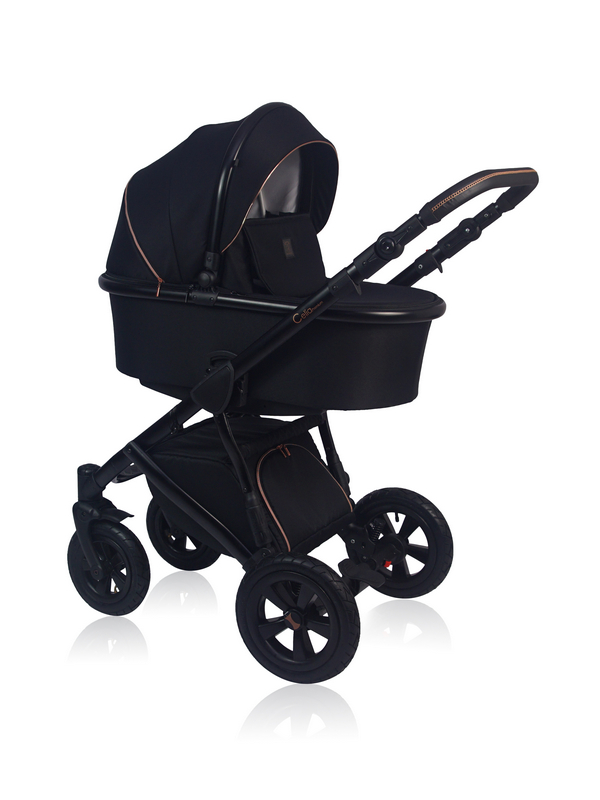 Celia Premium - baby pram 2in1 or 3in1 with with copper-colored elements